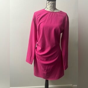 H&M Fuchsia Long Sleeve Dress